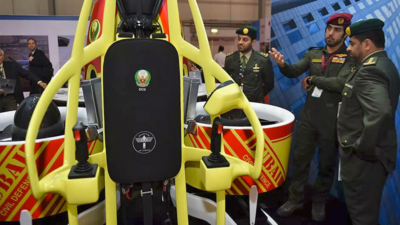 Illustration for article titled Dubai Is Giving Its Firefighters Jetpacks To Use During Skyscraper Fires
